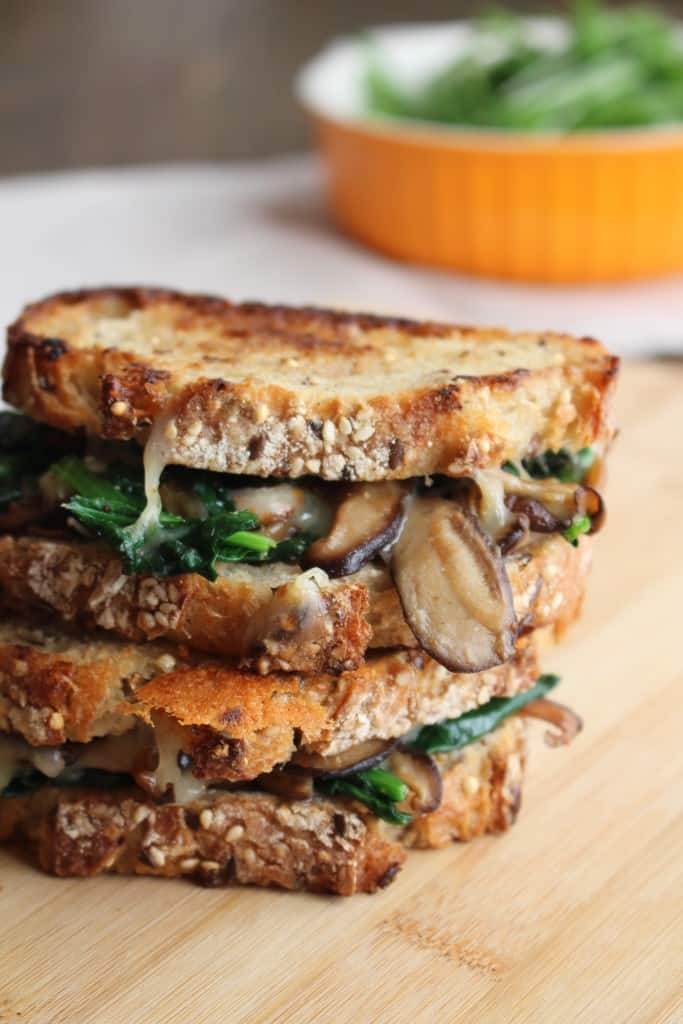 Mushroom Melt Mushroom Grilled Cheese KRISTIN Food And Drink