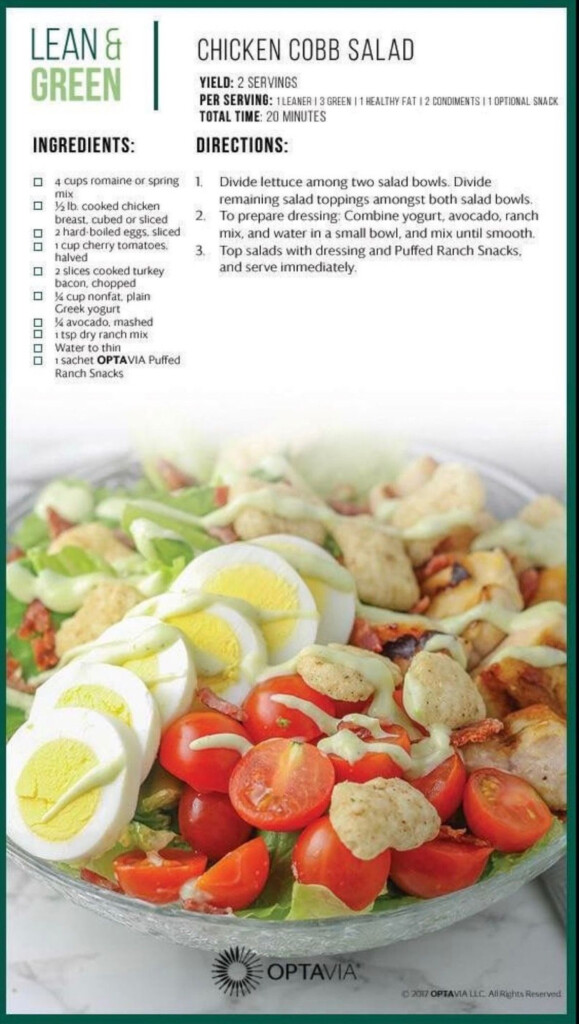 Optavia Lean And Green Meal Recipes Infoupdate