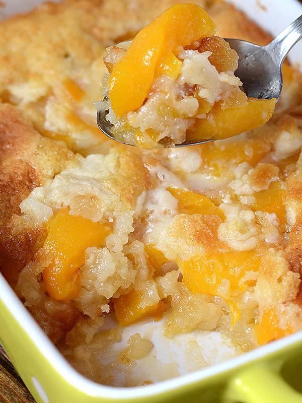 Peach Cobbler Recipes Made With Canned Peaches And Pillsbury Pie Crust 