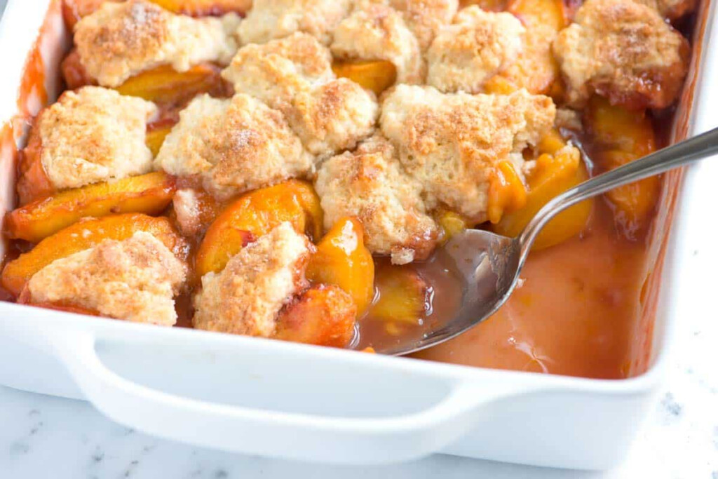 Peach Cobbler Recipes Made With Canned Peaches And Pillsbury Pie Crust 
