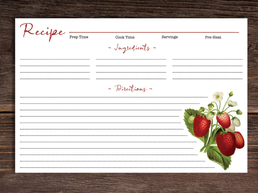 Printable 3x5 Recipe Cards Template Freeprintabletemp Vrogue co