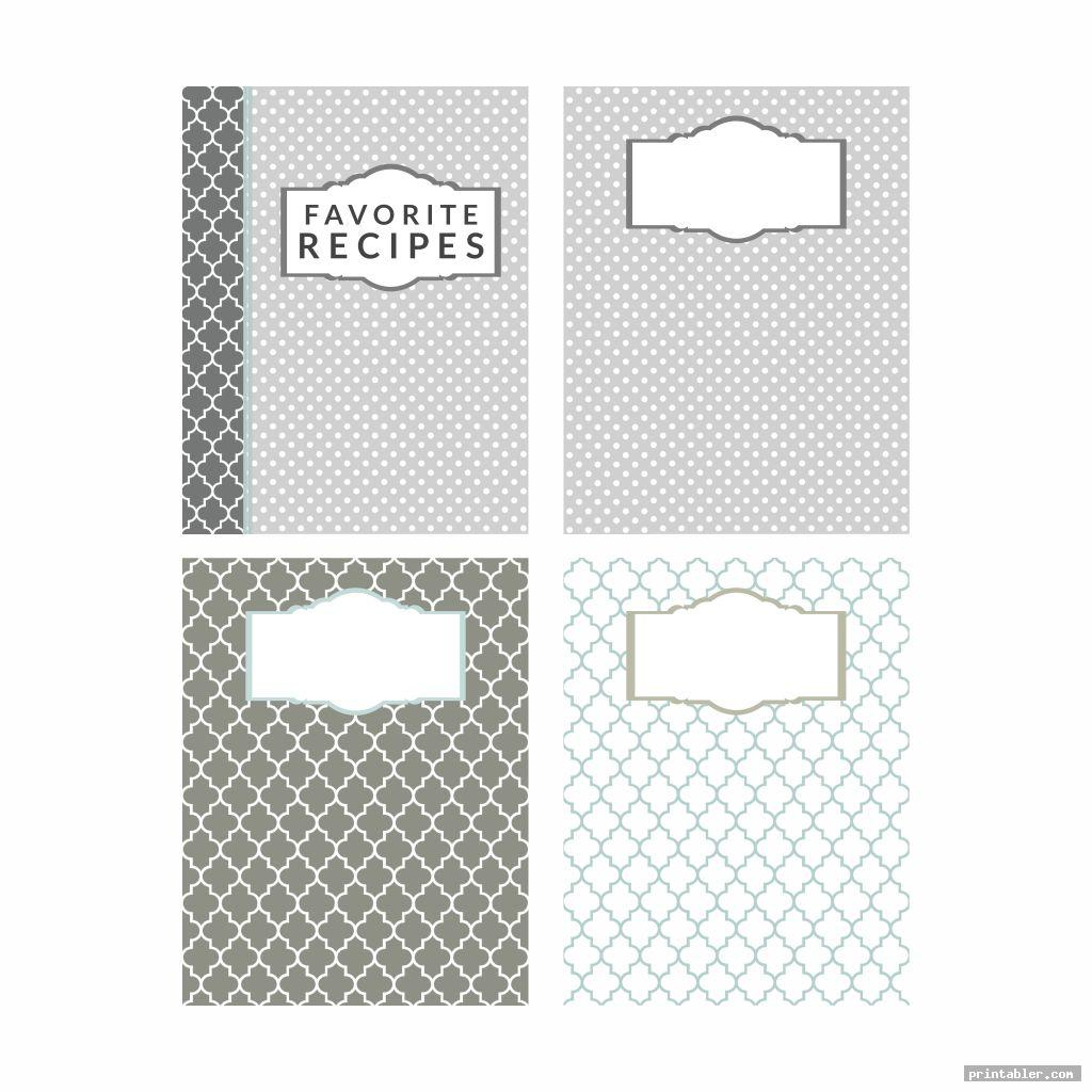Printable Recipe Divider Templates Gridgit