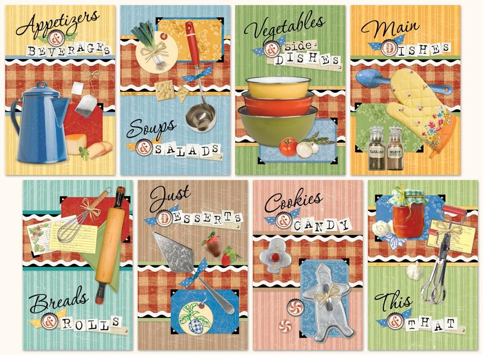 Recipe Binder Dividers Printable