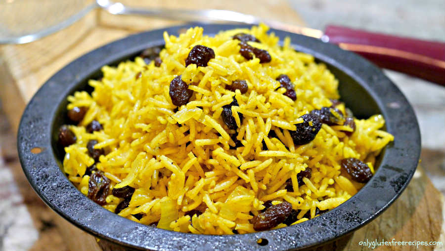 Saffron Rice Raisins