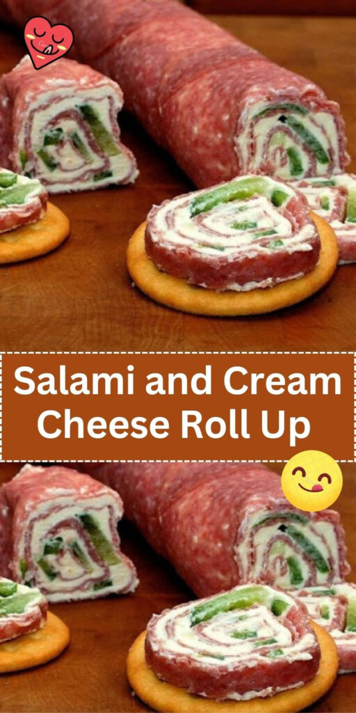 Salami And Cream Cheese Roll Up Recipe Cream Cheese Roll Up Cream 