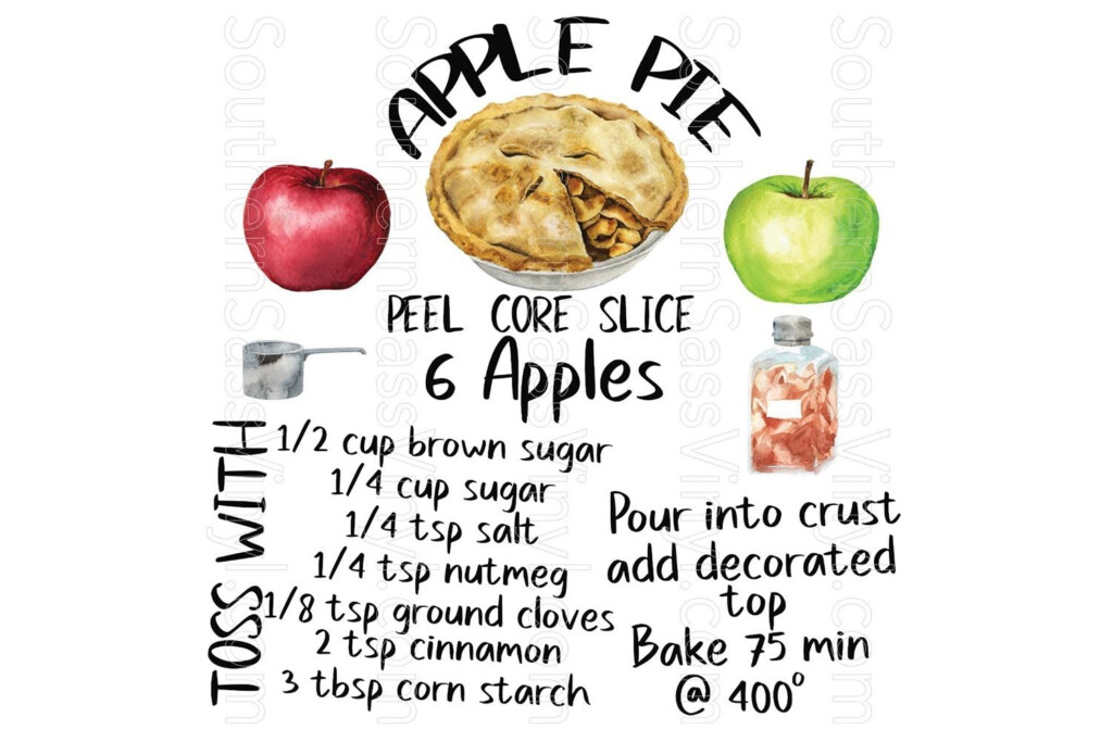 Step By Step Printable Apple Pie Recipe Printable Free Templates