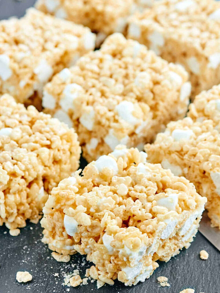 The BEST Rice Krispie Treats Recipe Ultra Chewy Gooey 
