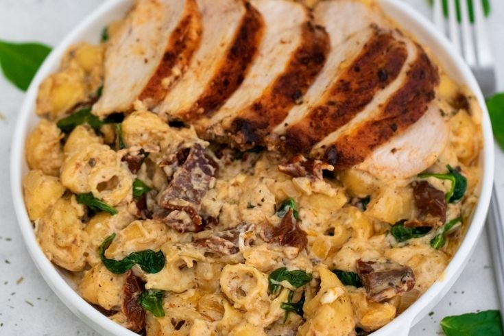 Tuscan Chicken Mac Cheese Recipe MenuPlans Making Menu Planning 