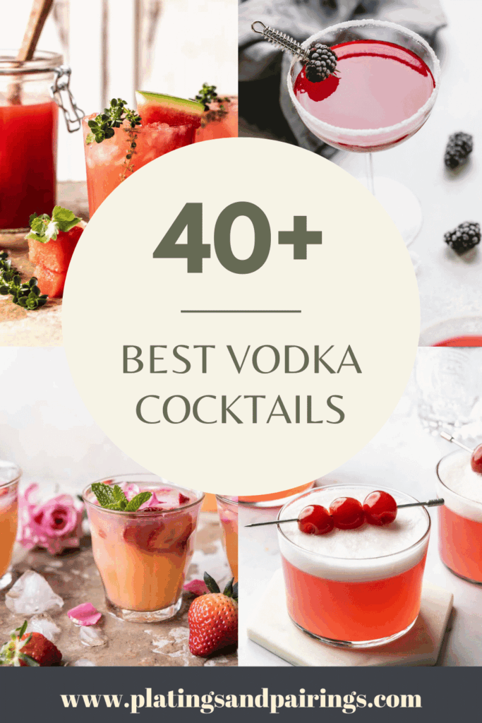Vodka Cocktail Recipes Archives Platings Pairings
