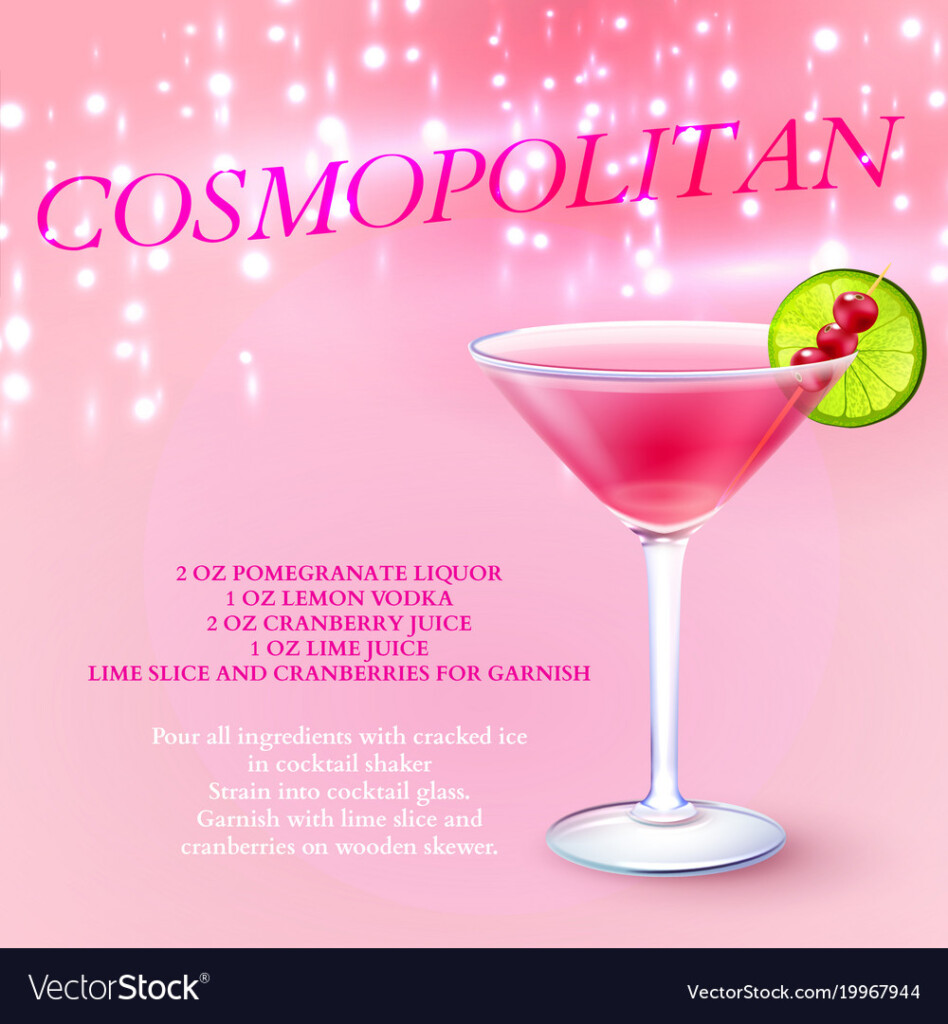 Vodka Cosmopolitan Recipe