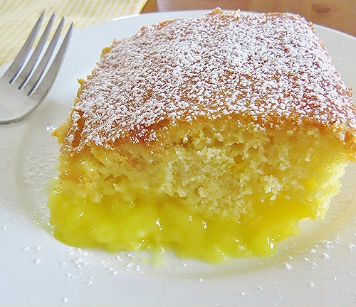 Warm Lemon Pudding Cake Recipe Chefthisup