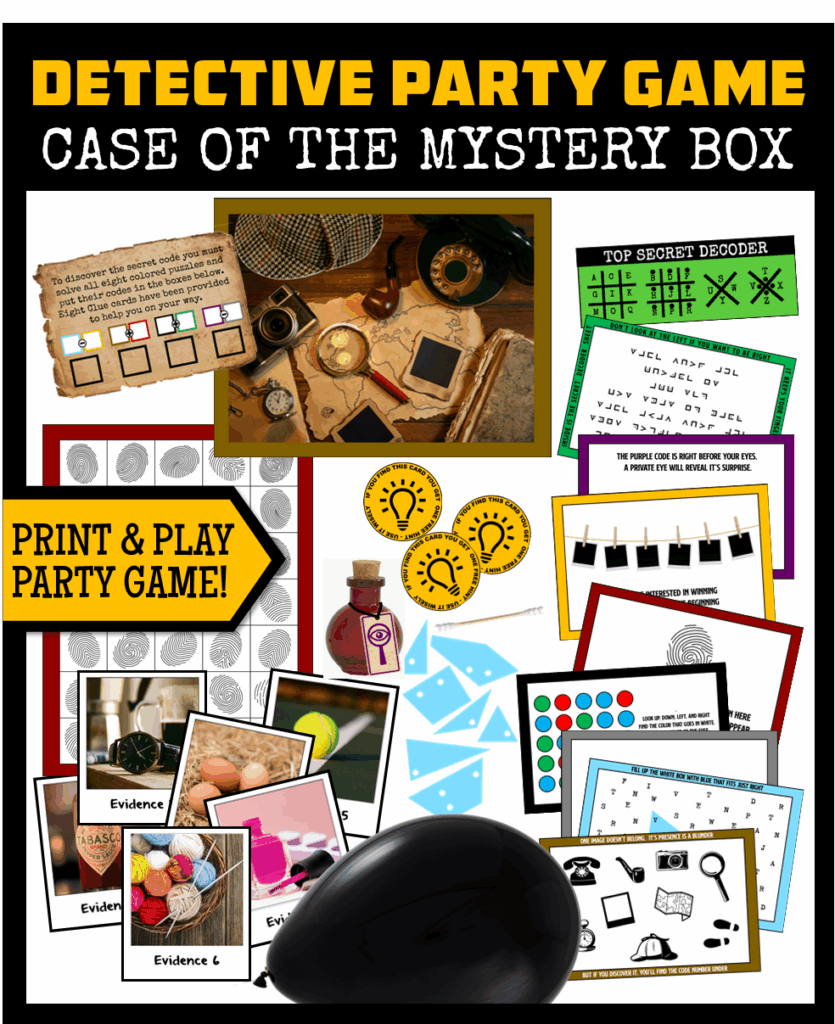 Detective Games For Kids Free Printable