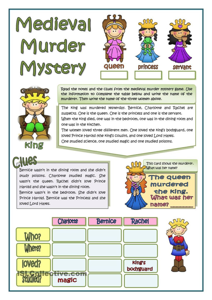 Free Printable Mystery Games